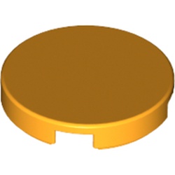 LEGO Round Flat Tile 2x2 Ljusorange B3435-6131589