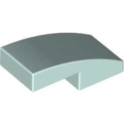 LEGO Plate W. Bow 1x2x2/3 Aqua 6141593-B3190