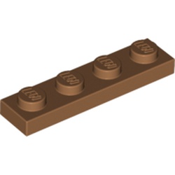 LEGO Plate 1x4 Medium Nougat 6167700-B3018 | Lego | Bra Leksaker
