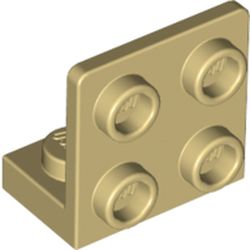 LEGO Angular Plate 1.5 Bot. 1x2 2/2 Beige B3506-6174925