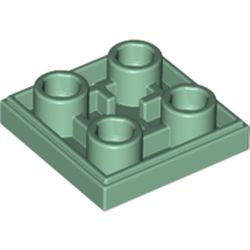 LEGO Flat Tile 2x2 Inverted Sandgrön B2061-6186828