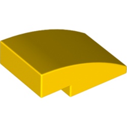 LEGO Brick W. Half Bow 2x3 W. Cut Gul B3518-6198024