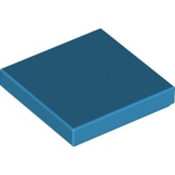 LEGO Flat Tile 2x2 Mörk Azur B1311-6205087