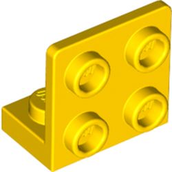 LEGO Angular Plate 1.5 Bot. 1x2 2/2 Gul 6208753-B2923 | Lego | Bra Leksaker