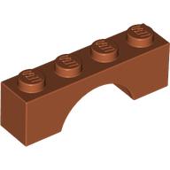 LEGO Brick W. Bow 1x4 M&ouml;rkorange B0479-6441766