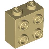 LEGO Brick 1x2x1 2/3 With 4 Knobs beige 6214334-B288