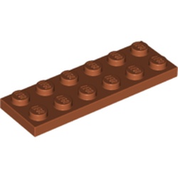 LEGO Plate 2x6 Mörkorange B1769-6219673