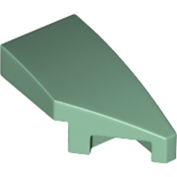 LEGO Right Plate 1x2 W. Bow 45 Deg. Cut Sandgrön B2062-6221729