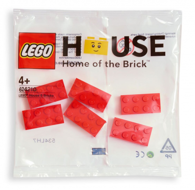 LEGO House 6 red Bricks 624210