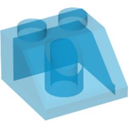 LEGO Roof Tile 2x2/45° Transparent Blå 6244887-B2337 | Lego | Bra Leksaker
