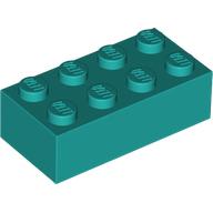 LEGO Brick 2x4 Blågrön B1691-6249422