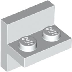 LEGO Plate 1x2/2x2 W. Vertical Tube Vit 6250019-B3075 | Lego | Bra Leksaker
