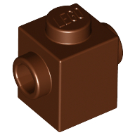 LEGO Brick 1x1 W. 2 Knobs Rödbrun 6253167-B2995