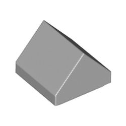 LEGO Roof Tile 1x1 45°  Without Knobs Ljusgrå B0191-6253436
