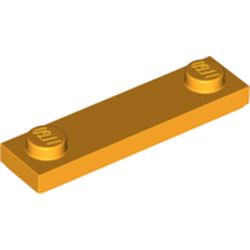 LEGO Plate 1x4 W. 2 Knobs Ljusorange B3443-6257595