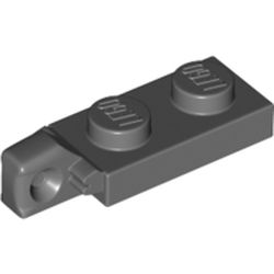 LEGO Plate 1x2 W. Stub Vertical End Mörkgrå B2434-6266225 | Lego | Bra Leksaker