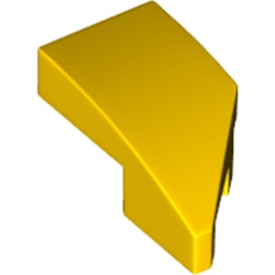 LEGO Left Plate 1x2 W. Bow 45 Deg. Cut Gul 6289740-B3039 | Lego | Bra Leksaker