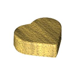 LEGO Hj&auml;rta Tile 1x1 Guld R0121-6301811