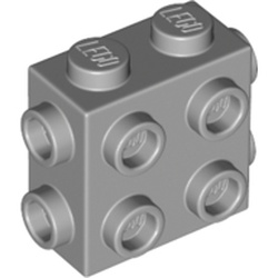 LEGO Brick 1x2x1 2/3 W. 8 Knobs Ljusgrå B3299-6301870 | Lego | Bra Leksaker