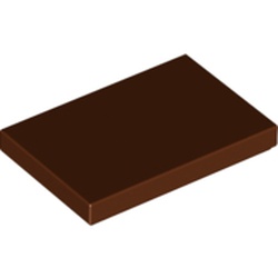 LEGO Flat Tile 2x3 Rödbrun 6311441-B2236 | Lego | Bra Leksaker