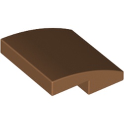 LEGO Plate W. Bow 2x2x2/3 Medium Nougat B1424-6312473