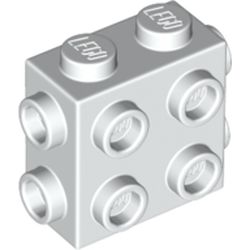 LEGO Brick 1x2x1 2/3 W. 8 Knobs Vit B3295-6312480