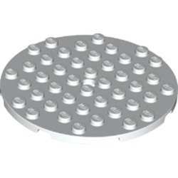 LEGO Plate 8x8 Circle Vit B3785-6331510
