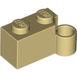 LEGO Hinge 1x2 Lower Part Beige 6334219-B3100 | Lego | Bra Leksaker