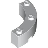 LEGO Bow 1/4 4x4x1 Vit B0443-6337627