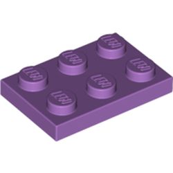 LEGO Plate 2x3 Medium Lavender B3344-6344844 | Lego | Bra Leksaker