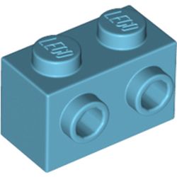 LEGO Brick 1x2 W. 2 Knobs Medium Azur B2053-6348142