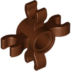 LEGO Hole 4.8 Vertical W. 4 Holders Rödbrun B0695-6349130