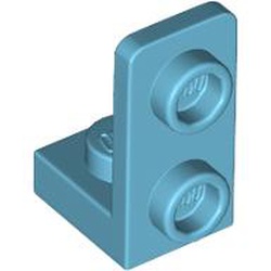 LEGO Plate 1x1 W. 1.5 Plate 1x2 Upwards Medium Azur B3440-6369798