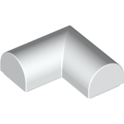 LEGO Plate 2x2x2/3 Outside Bow Vit B3372-6378417