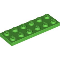 LEGO Plate 2x6 Klargrön B0744-6399741