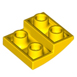 LEGO Brick 2x2x2/3 Inverted Bow Gul B3530-6411332