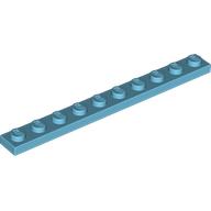 LEGO Plate 1x10 Medium Azur B3293-6423273 | Lego | Bra Leksaker