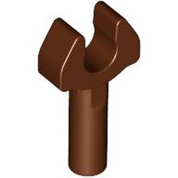 LEGO Stick Ø 3.2 W. Holder Rödbrun R1204-6439053