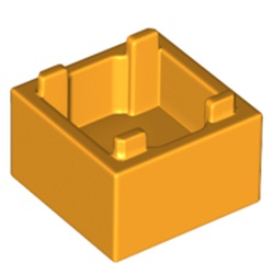 LEGO Box 2x2 Bottom No.1 Ljusorange R1348-6439231