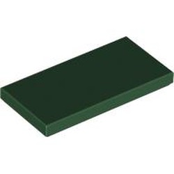 LEGO Flat Tile 2x4 Mörkgrön 6440430-B2400 | Lego | Bra Leksaker