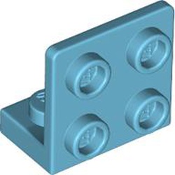 LEGO Angular Plate 1.5 Bot. 1x2 2/2 Medium Azur B1634-6441006