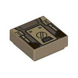 LEGO SW Droid Back Panel Flat Tile 1x1 Beige 6447152-R1094 | Lego | Bra Leksaker
