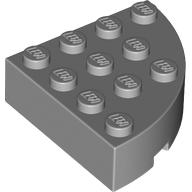 LEGO Brick 4x4 1/4 Circle Ljusgrå B3829-6451128