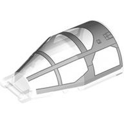 LEGO Cockpit 4x6x2 W. Front Shaft No.3 Transparent 6454178-R1104 | Lego | Bra Leksaker