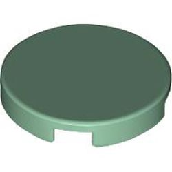 LEGO Round Flat Tile 2x2 Sandgr&ouml;n B0668-6468072