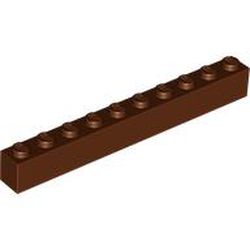LEGO Brick 1x10 Rödbrun B1202-6469351