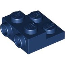 LEGO Plate 2x2x2/3 W. 2 Hor. Knobs Mörkblå B3416-6470186 | Lego | Bra Leksaker