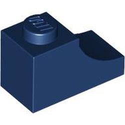 LEGO Brick 1x2 Outside Half Arch No.1 Mörkblå B3556-6484600