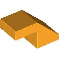 LEGO Roof Tile 1x2 45° W.Out Knobs Ljusorange B3445-6485427