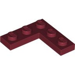 LEGO Corner Plate 1x3x3 Mörkröd 6490321-B3072 | Lego | Bra Leksaker
